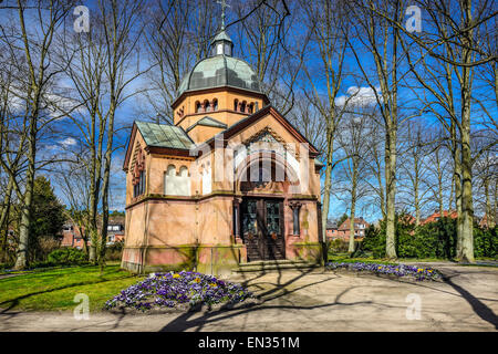 Bergner Mausoleum, Grabkapelle für den Gründer von Bergedorf Eisen arbeitet, Wilhelm Bergner, alten Friedhof, Lohbrügge, Hamburg Stockfoto