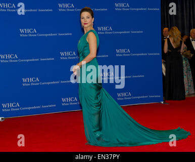 Washington DC, USA. 25. April 2015. Sophia Bush kommt für die 2015 White House Correspondents Association Annual Dinner im Washington Hilton Hotel auf Samstag, 25. April 2015. Bildnachweis: Ron Sachs/CNP Credit: Dpa picture-Alliance/Alamy Live News Stockfoto