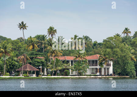 Hotel Reinheit, Malabar entkommt, Vembanad See, Kerala, Indien Stockfoto