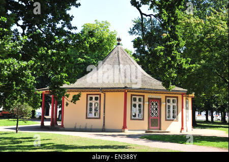 Roter Pavillon, Bad Doberan, Mecklenburg-Western Pomerania, Deutschland Stockfoto