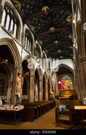 Taunton, Somerset, England, UK St. Maria Magdalena Kirche Innenraum Stockfoto