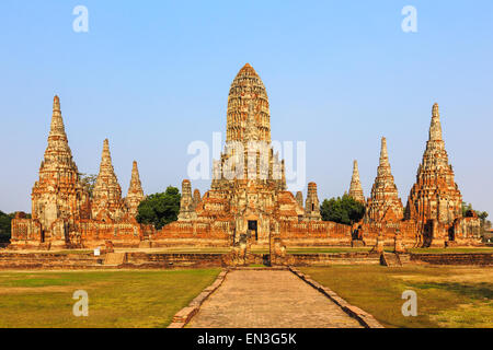 Wat Chaiwatthanaram Tempel der Provinz Ayutthaya. Ayutthaya historischen Park, Thailand Stockfoto