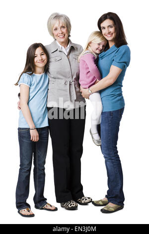 mehr-Generationen-Familie Stockfoto