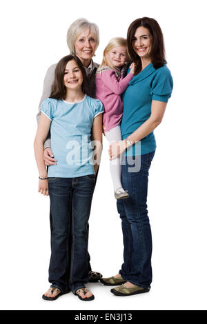 mehr-Generationen-Familie Stockfoto