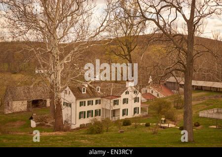 Hopewell Ofen National Historic Site, Elverson, Pennsylvania, USA Stockfoto