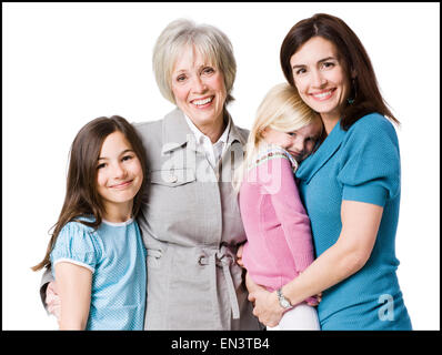 mehr-Generationen-Familie Stockfoto