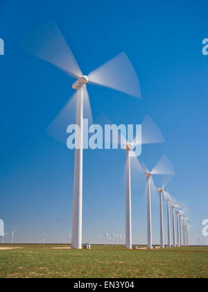 Windräder drehen Stockfoto