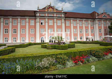 Neues Schloss und Gärten Stockfoto