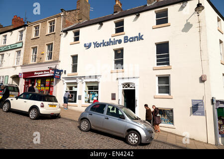 Yorkshire Bank, Richmond-Branch, Market Square, Richmond, Yorkshire UK Stockfoto