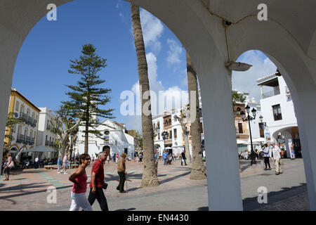 Nerja an der Costa Del Sol in Andalusien Südspanien Stockfoto