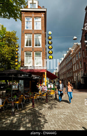 Salon de Lijnbaansgracht Amsterdam Holland Niederlande-Europa Stockfoto