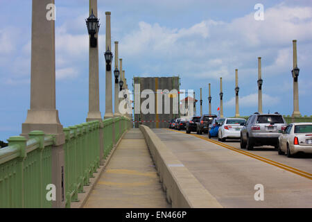 Offenen Zugbrücke am CIty of Old Saint Augustine, Florida USA, Sommer, Freizeit, Stockfoto