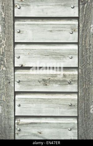 Holzplatten als Hintergrundbild Stockfoto