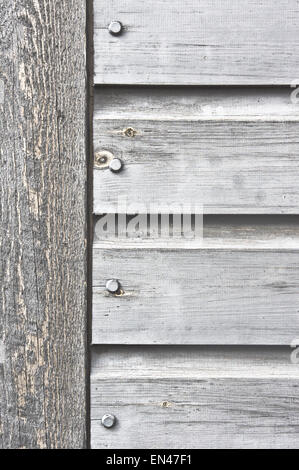 Holzplatten als Hintergrundbild Stockfoto