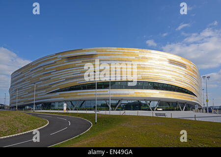 Derby-Arena, Velodrom, Derbyshire, England. Stockfoto