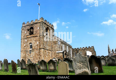 Sankt Marien Kirche in Whitby, North Yorkshire, England. Stockfoto