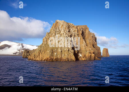 Hierhin zu Deception Island Süd-Shetland-Inseln der Antarktis Stockfoto