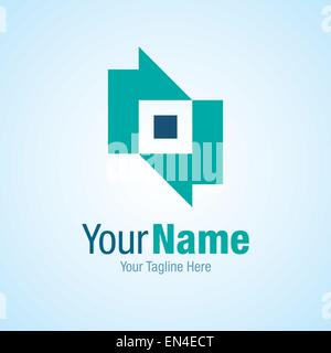 Fortschritte Geschäft Vorlage Grafikdesign Logo Pfeilsymbol Stock Vektor