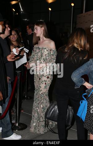 Los Angeles Premiere von "Low Down" bei der Arclight Hollywood - Ankünfte Featuring: Elle Fanning wo: Los Angeles, California, Vereinigte Staaten von Amerika bei: 23. Oktober 2014 Stockfoto