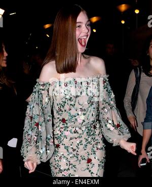 Los Angeles Premiere von "Low Down" bei der Arclight Hollywood - Ankünfte Featuring: Elle Fanning wo: Los Angeles, California, Vereinigte Staaten von Amerika bei: 23. Oktober 2014 Stockfoto