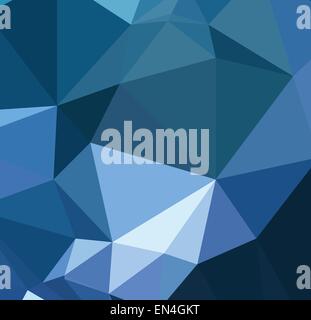 Hintergrund moderne Textur Dreieck Geometrie blau abstrakt Stock Vektor