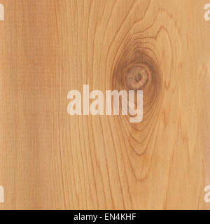 Natürlichen Braun Holz Getreide strukturiertem Hintergrund mit Baum-Knoten. Stockfoto