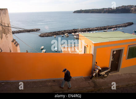 Insel Procida, eine Stunde Bootsfahrt von Neapel Stockfoto