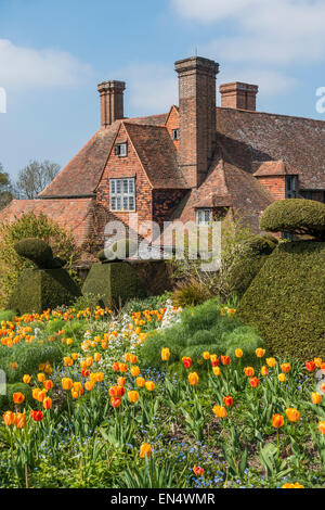 Great Dixter Haus und Garten Northiam Tulpen im Frühling UK Stockfoto