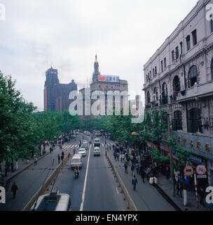 Eine Reise Nach Shanghai, China, 1980er Jahre. Eine Reise nach Shanghai, China, der 1980er Jahre. Stockfoto