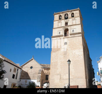 Kirche von La Inkarnation, Iglesia Mayor de Santa Maria De La Encarnación, Alhama de Granada, Spanien Stockfoto