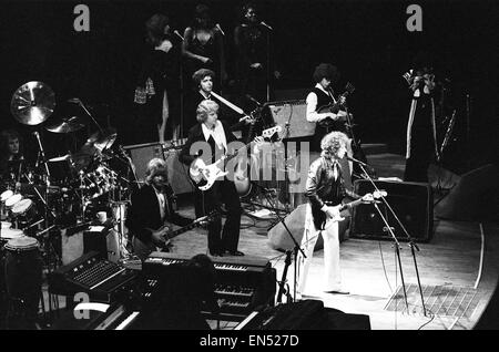 Bob Dylan Konzert auf der Bühne im Earls Court in London, 15. Juni 1978. Stockfoto