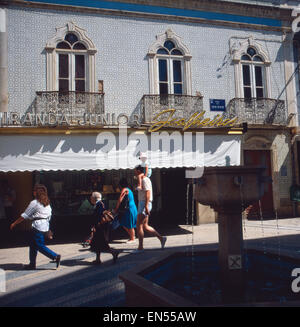 Eine Reise Nach Faro, Portugal 1980er Jahre. Eine Reise nach Faro, Portugal der 1980er Jahre. Stockfoto