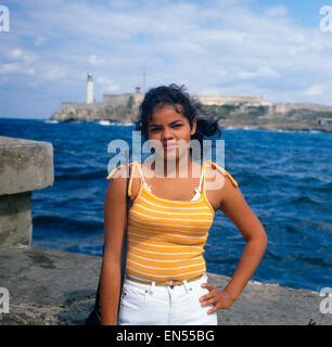 Eine Reise Nach Havanna, Kuba 1980er Jahre. Eine Reise nach Havanna, Kuba der 1980er Jahre. Stockfoto