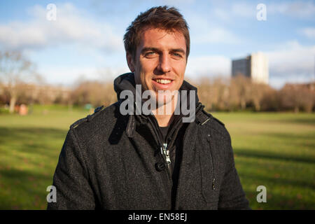 Rugby-Spieler Chris Wyles, für die USA Eagles und Club Sarazenen spielt Stockfoto