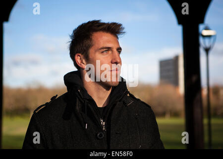 Rugby-Spieler Chris Wyles, für die USA Eagles und Club Sarazenen spielt Stockfoto