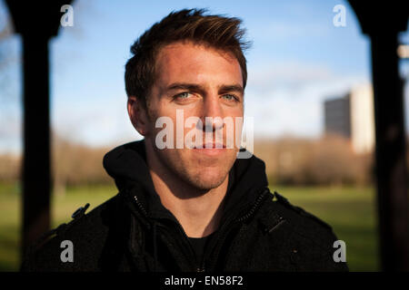 Rugby-Spieler Chris Wyles, für die USA Eagles und Club Sarazenen spielt Stockfoto