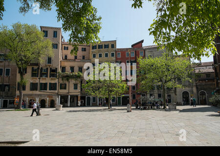 Jüdische Ghetto in Venedig Stockfoto