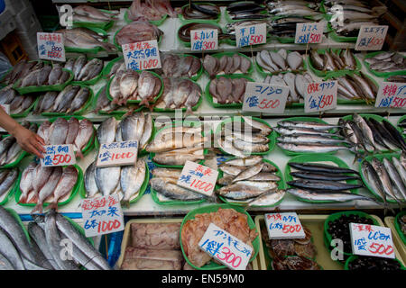 Lebensmittelmarkt in Tokio Stockfoto