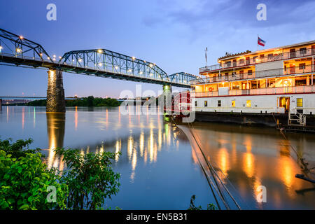 Chattanooga, Tennessee, USA am Flussufer. Stockfoto