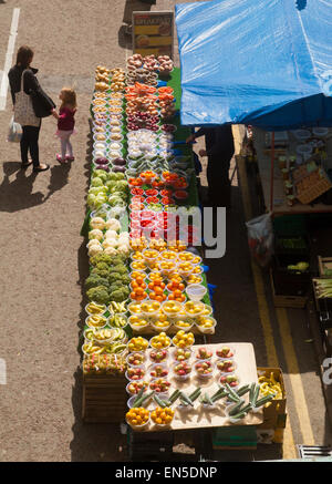 Marktstand in Surrey Straßenmarkt-Croydon Surrey UK Stockfoto