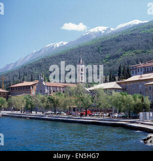 Urlaub in Castelletto in Brenzone Sul Garda, Gardasee, Italien 1970er Jahre. Urlaub in Castelletto Brenzone Sul Garda See Stockfoto