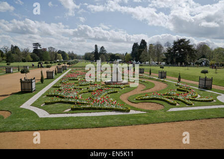 Wrest Park ist ein Klasse 1 Landgut und Gärten in der Nähe von Bedfordshire, Bedfordshire, England Stockfoto