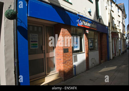 Nationwide Building Society auf mittelalterlichen Tuchmacher Gasse in Stadt von Leominster Herefordshire England UK Stockfoto