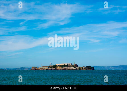 Die Insel Alcatraz in San Francisco, Kalifornien Stockfoto