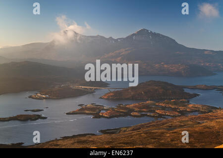 Kylesku Brücke in Sutherland, Nord-Schottland Stockfoto