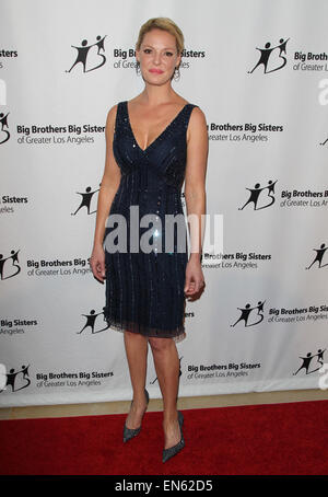 "Die Big Bash," eine Fundraising-Party für Big Brothers Big Sisters of Großraum Los Angeles (BBBSLA) - Ankünfte Featuring: Katherine Heigl Where: Beverly Hills, Kalifornien, USA bei: 24. Oktober 2014 Stockfoto