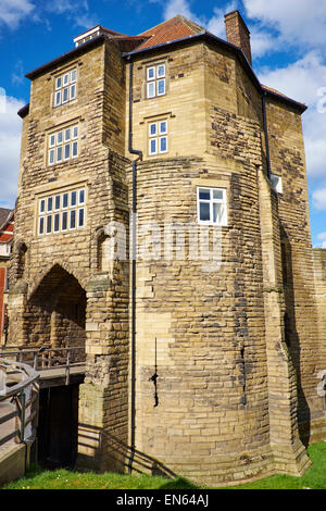 Schwarze Tor Saint Nicholas Street Newcastle Upon Tyne UK Stockfoto