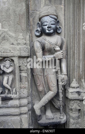 Idol von Gott, Trishund Ganapati Bügel, Pune, Maharashtra, Indien Stockfoto