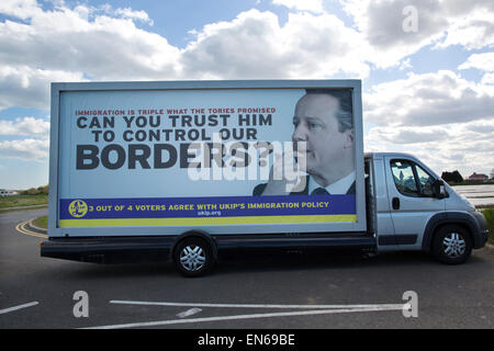 United Kingdom Independence Party (UKIP) Plakat am Stadtrand von Thanet Süd, Broadstairs, Kent, UK Stockfoto