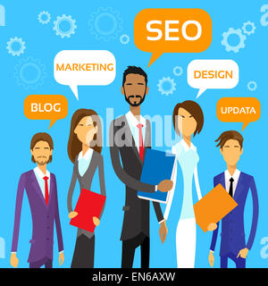 Marketing Team Konzeptgruppe Business Personen Stockfoto